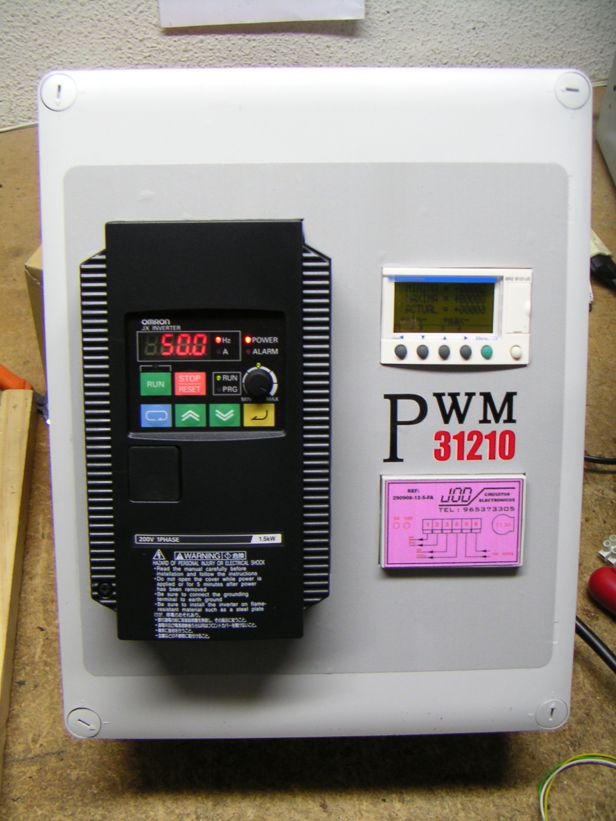 REGULADOR PARA MOTOR DE BOMBA DE AGUA